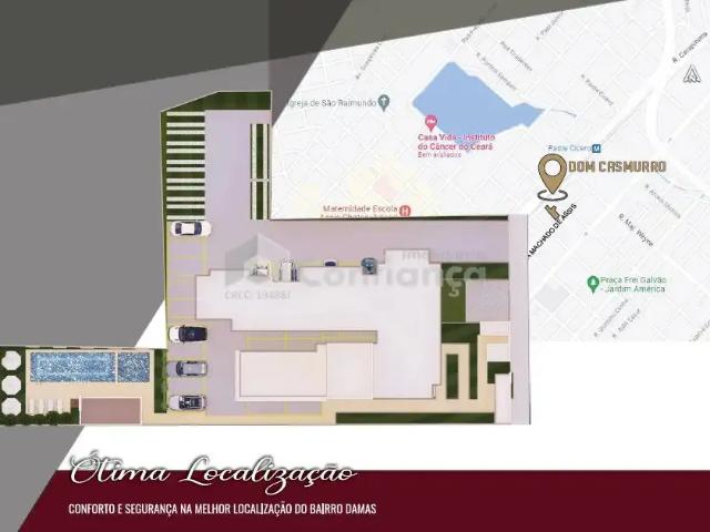 Apartamento para Venda em Fortaleza/CE Damas 2 Quartos