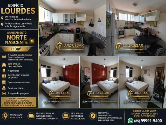 Apartamento para Venda em Fortaleza/CE Fátima 4 Quartos