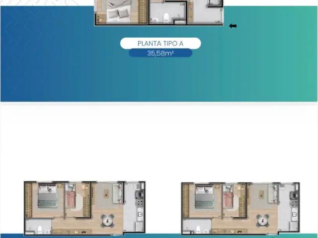 Apartamento para Venda em Fortaleza/CE Pici 2 Quartos