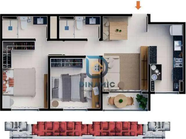 Apartamento para Venda em Fortaleza/CE Sapiranga 2 Quartos