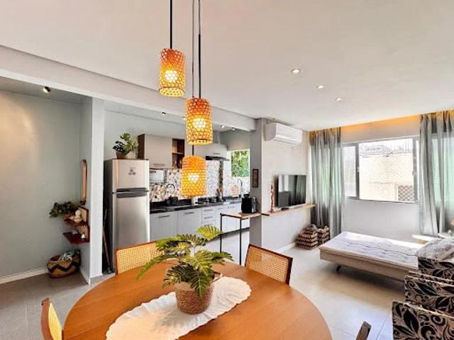 Apartamento para Venda em Guarujá/SP Pitangueiras 1 Quartos