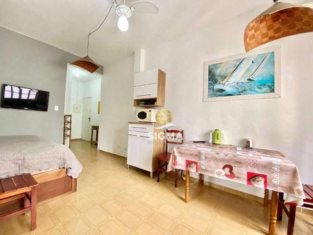 Apartamento para Venda em Guarujá/SP Pitangueiras 1 Quartos