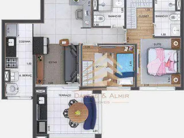 Apartamento para Venda em Guarulhos/SP Macedo 2 Quartos