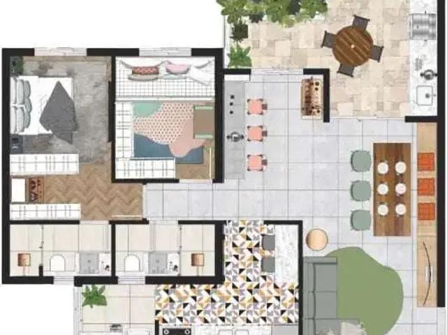 Apartamento para Venda em Guarulhos/SP Jardim Flor da Montanha 3 Quartos