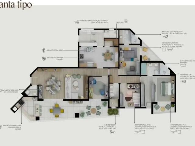 Apartamento para Venda em Guarulhos/SP Vila Augusta 4 Quartos