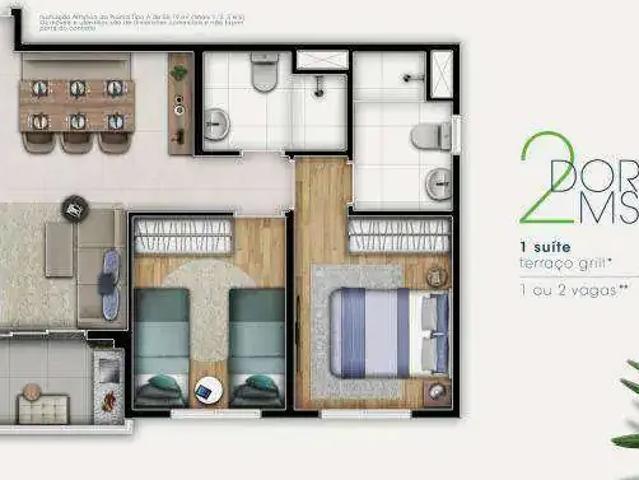 Apartamento para Venda em Guarulhos/SP Vila Rosália 2 Quartos
