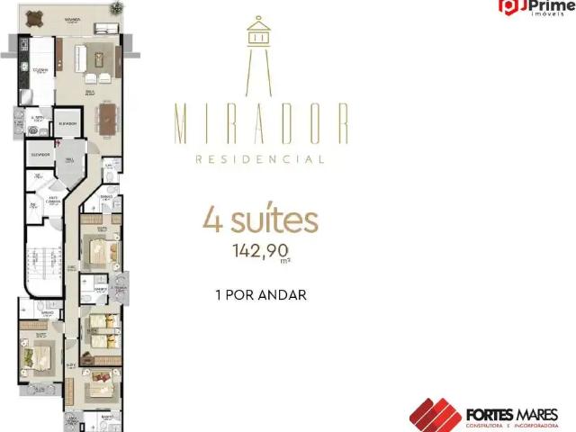 Apartamento para Venda em Guarapari/ES Praia do Morro 4 Quartos