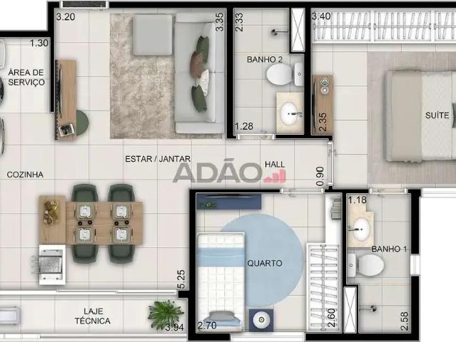 Apartamento para Venda em Goiânia/GO Jardim América 2 Quartos