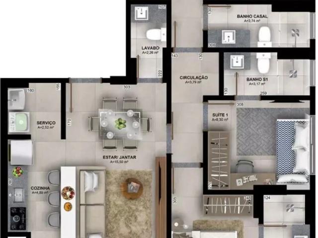 Apartamento para Venda em Goiânia/GO Jardim Goiás 3 Quartos