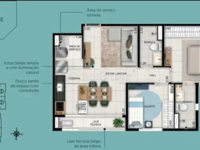 Apartamento para Venda em Goiânia/GO Setor Bueno 2 Quartos