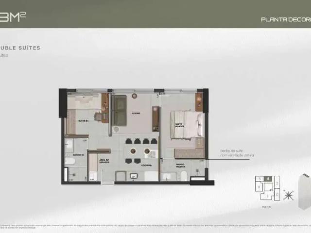 Apartamento para Venda em Goiânia/GO Setor Bueno 2 Quartos
