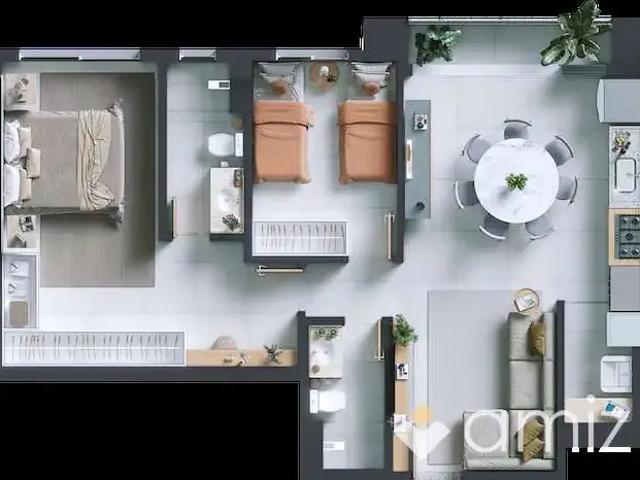Apartamento para Venda em Goiânia/GO Setor Bueno 2 Quartos