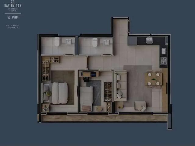 Apartamento para Venda em Goiânia/GO Setor Marista 2 Quartos