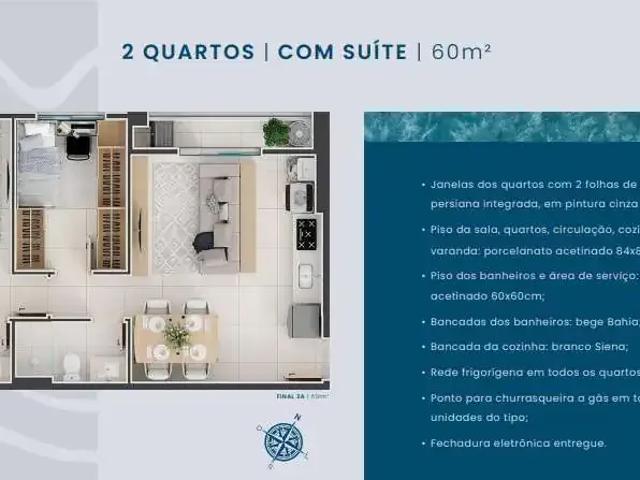 Apartamento para Venda em Goiânia/GO Setor Marista 2 Quartos