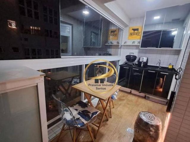 Apartamento para venda em Gonzaga de 80.00m² com 2 Quartos, 1 Suite e 1 Garagem