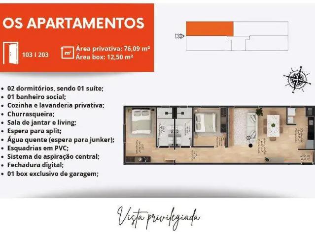 Apartamento para Venda em Gramado/RS Carniel 2 Quartos