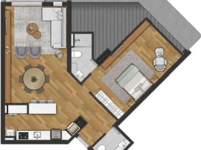Apartamento para Venda em Gramado/RS Centro 1 Quartos