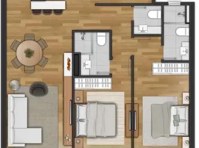 Apartamento para Venda em Gramado/RS Centro 2 Quartos