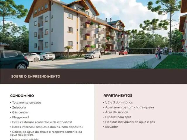 Apartamento para Venda em Gramado/RS Floresta 1 Quartos