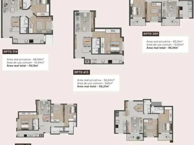 Apartamento para Venda em Gramado/RS Floresta 1 Quartos