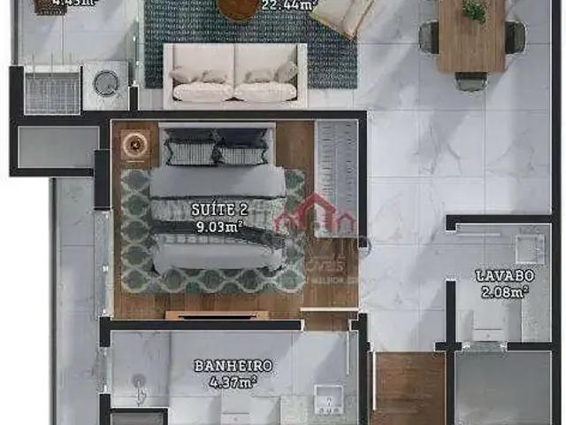 Apartamento para Venda em Itajaí/SC Centro 2 Quartos