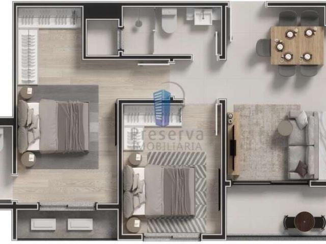 Apartamento para Venda em Itajaí/SC Cordeiros 2 Quartos