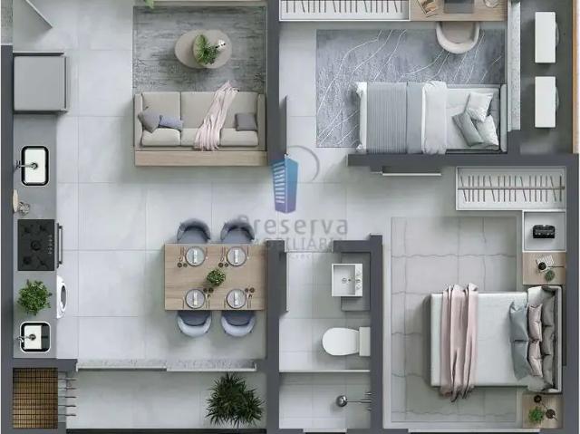 Apartamento para Venda em Itajaí/SC Dom Bosco 2 Quartos
