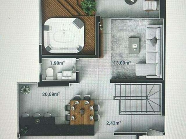 Apartamento para Venda em Itajaí/SC Praia Brava 3 Quartos