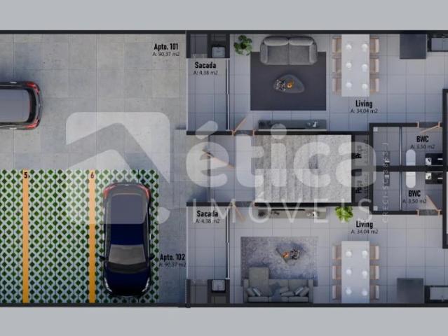 Apartamento para Venda em Itajaí/SC São João 2 Quartos