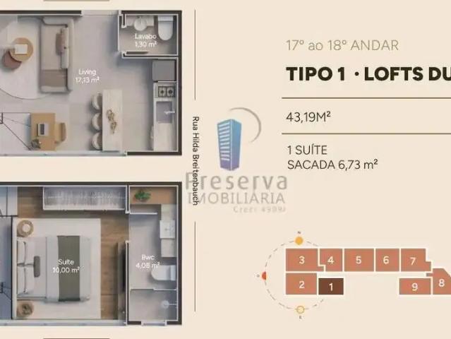 Apartamento para Venda em Itajaí/SC Vila Operária 1 Quartos