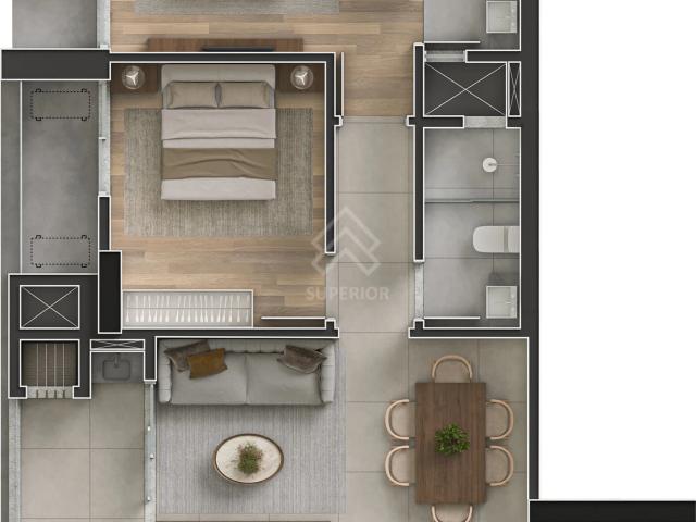 Apartamento para Venda em Itajaí/SC Vila Operária 2 Quartos