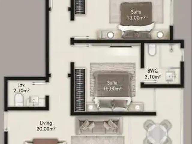 Apartamento para Venda em Itapema/SC Centro 3 Quartos