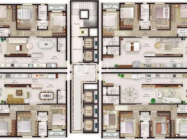 Apartamento para Venda em Itapema/SC Centro 3 Quartos