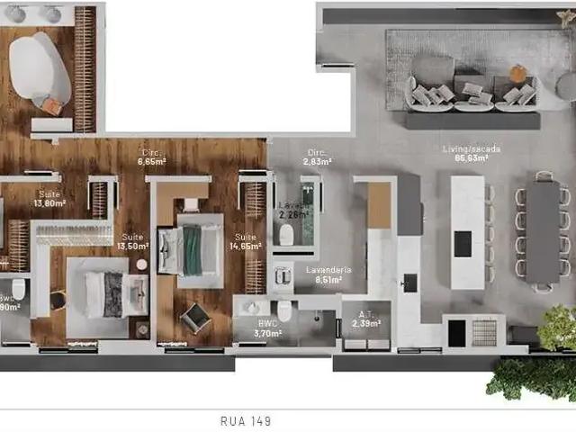 Apartamento para Venda em Itapema/SC Centro 4 Quartos