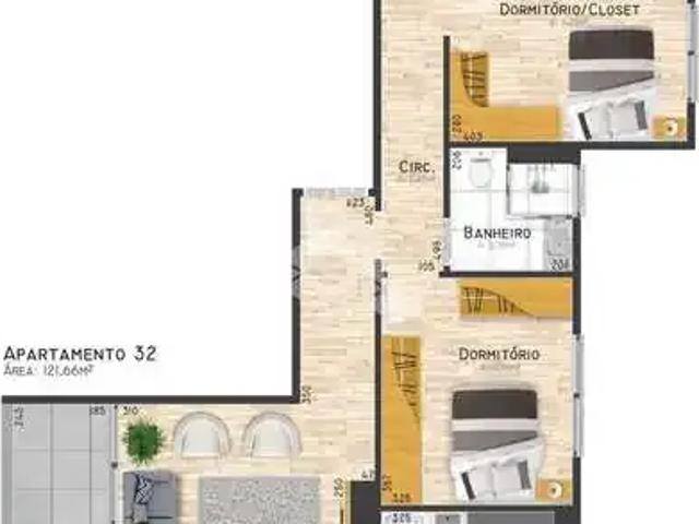 Apartamento para Venda em Ivoti/RS São José 2 Quartos