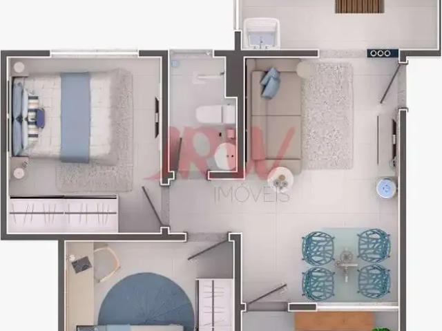 Apartamento para Venda em Indaiatuba/SP Colinas de Indaiatuba 2 Quartos