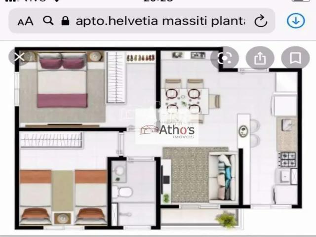 Apartamento para Venda em Indaiatuba/SP Helvétia 2 Quartos