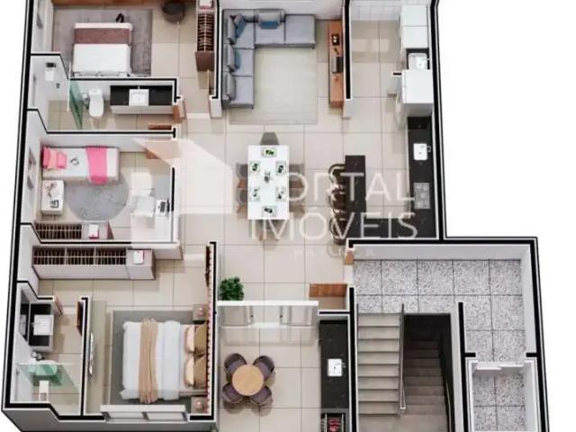 Apartamento para Venda em Ipatinga/MG Cidade Nobre 3 Quartos