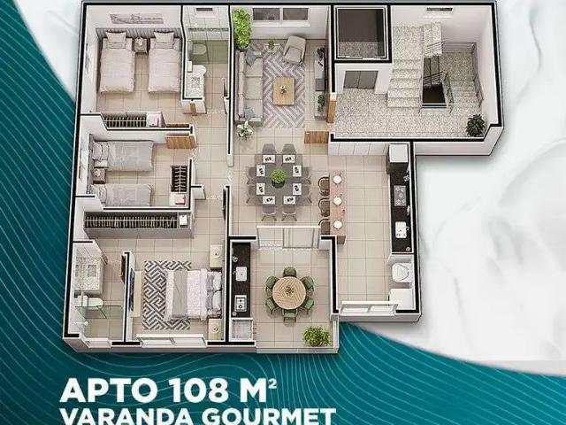 Apartamento para Venda em Ipatinga/MG Bom Retiro 3 Quartos