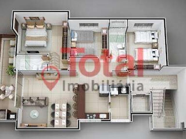 Apartamento para Venda em Ipatinga/MG Iguaçu 3 Quartos