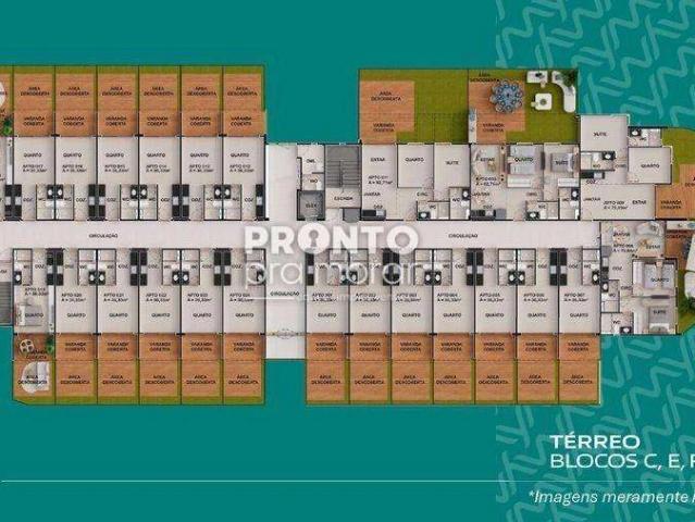 Apartamento para Venda em Ipojuca/PE Muro Alto 1 Quartos