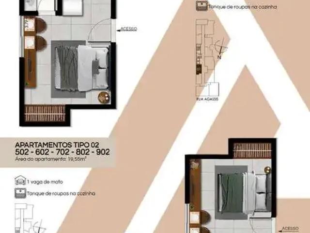 Apartamento para Venda em Juiz de Fora/MG Mariano Procópio 1 Quartos