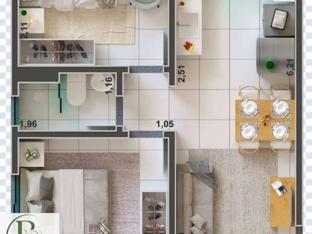 Apartamento para Venda em Juiz de Fora/MG Monte Castelo 2 Quartos