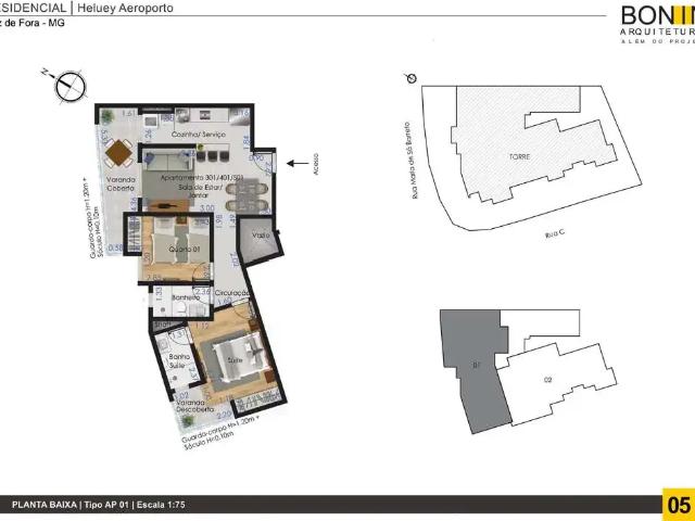 Apartamento para Venda em Juiz de Fora/MG Aeroporto 2 Quartos