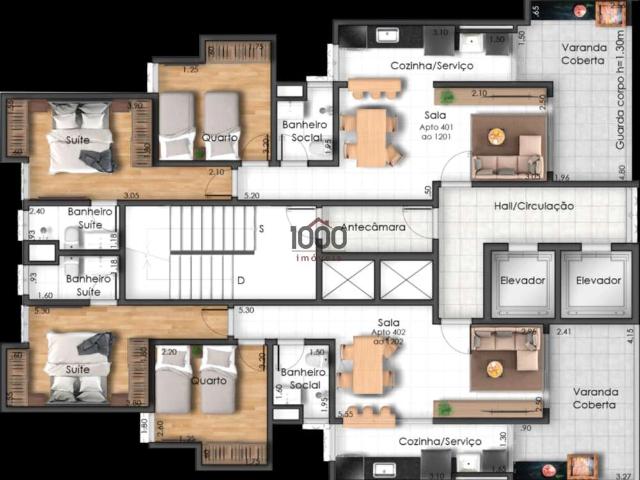 Apartamento para Venda em Juiz de Fora/MG Alto dos Passos 2 Quartos