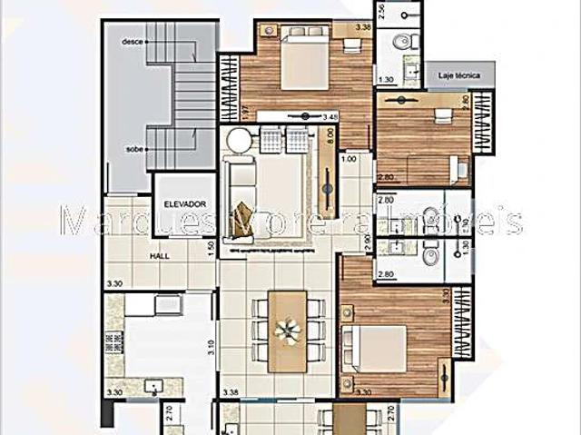 Apartamento para Venda em Juiz de Fora/MG Jardim Glória 3 Quartos
