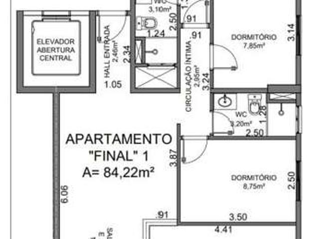 Apartamento para Venda em Jacareí/SP Loteamento Villa Branca 3 Quartos