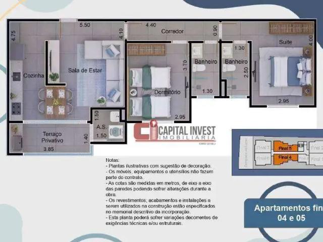 Apartamento para Venda em Jaguariúna/SP Jardim São Caetano 2 Quartos