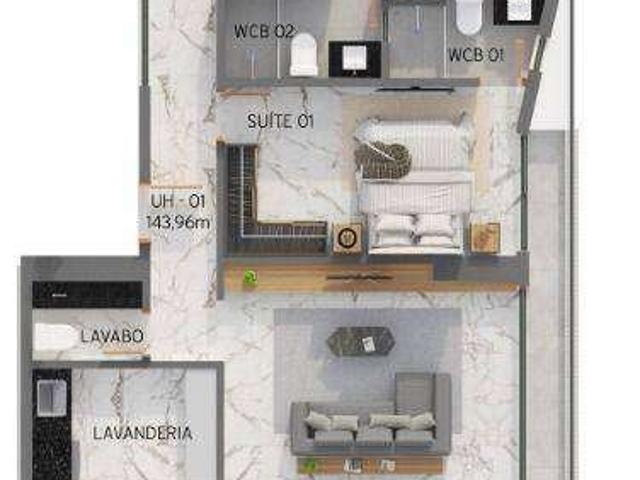 Apartamento para Venda em João Pessoa/PB Jardim Oceania 3 Quartos