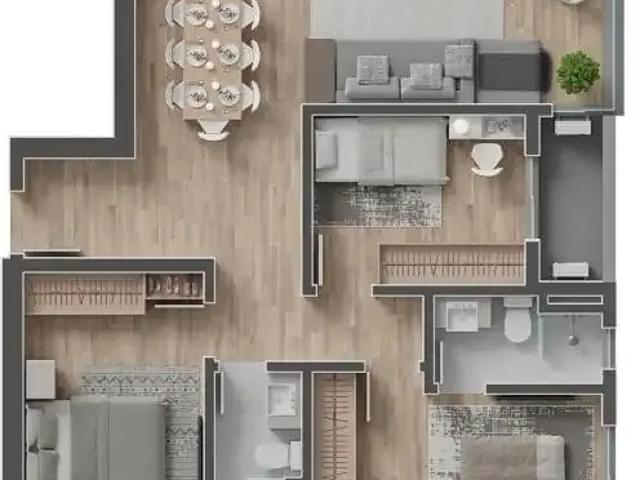Apartamento para Venda em Joinville/SC Anita Garibaldi 5 Quartos
